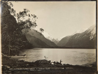BURTON BROTHERS Head of Lake Te Anau - Looking to Worsley Creek