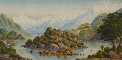 J.C HOYTE untitled (South Island Landscape)