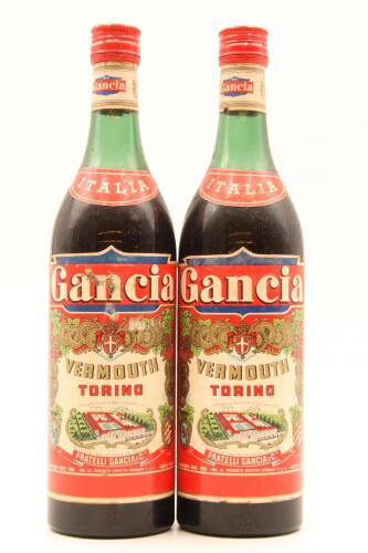 (2) Gancia Vermouth Amaro di Torino, Piedmont, circa 1960s