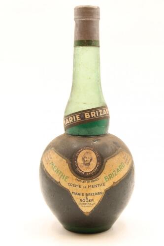 (1) Marie Brizard Creme de Menthe, circa 1930s