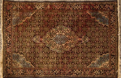 A Rug with Floral Design