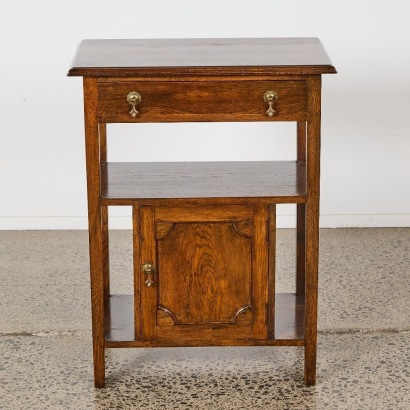 An Antique Oak Entrance Table