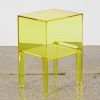 A Yellow Kartell Ghost Buster Side Table By Philippe Starck - 2