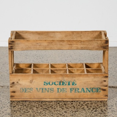 A Vintage French Wine Crate