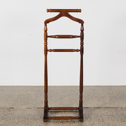 A Vintage Wooden Men Valet Stand