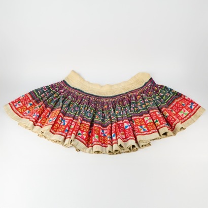 A Hmong Njua Festival Skirt, China Circa 1980s