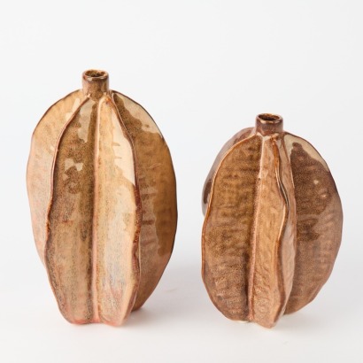A Pairing of Pod Vases