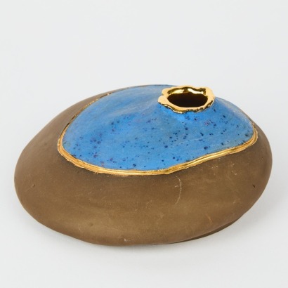 An Organic Ceramic Bud Vase