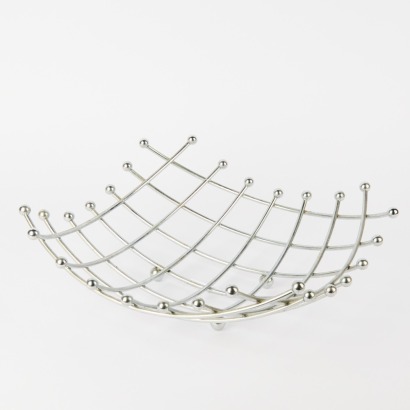 A Mid-Century Modern Metal Fruit Bowl