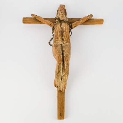 A Folk Art Jesus on the Cross