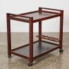 A Mid-Century Rosewood Bar Cart
