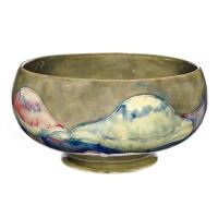 William Moorcroft, Early Claremont Toadstool Fruit Bowl, C. 1914