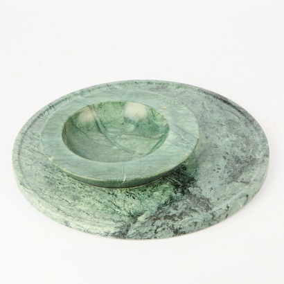 An Axis Marble Bowl and Platter Set