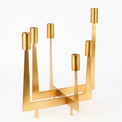 A Contemporary Brutalist Candlestick Holder