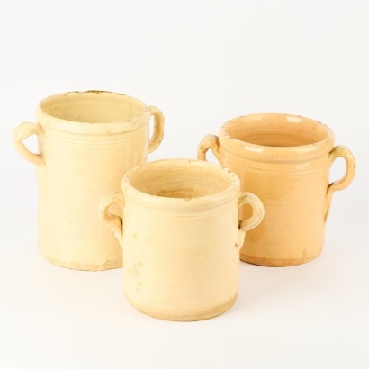 Three Capaselle Preserving Jugs, Italy