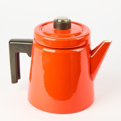 A Mid-Century Arabia Finel Finland Pehtoori Coffee Percolator by Antti Nurmesniemi