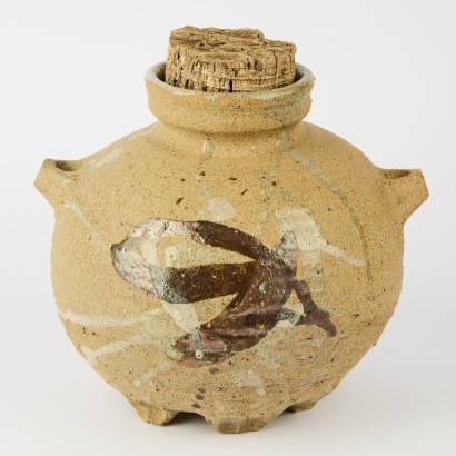 A Large Patricia Perrin Storage Jar Impressed Stamp To Base