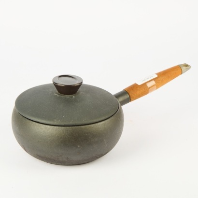 A Mid-Century Cast Iron Saucepan