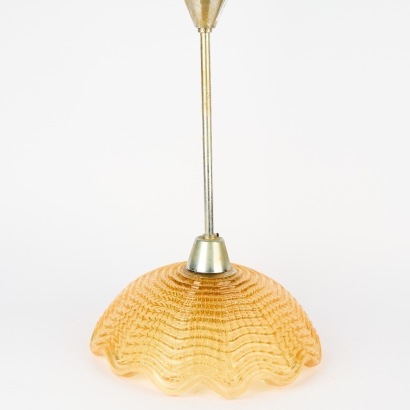 A Vintage Orrefors Crystal Light Fitting by Carl Fagerlund, Sweden c. 1960s