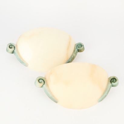 A pair of Post Modern wall sconces AF