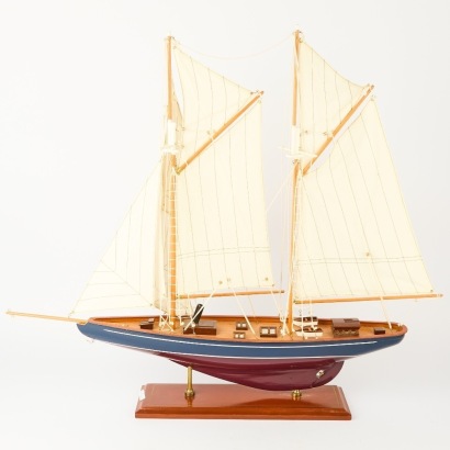 A Vintage Sailing Ship Model