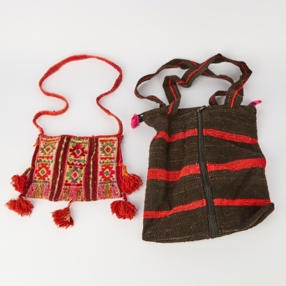 A Pair of Bolivian Woven Bags