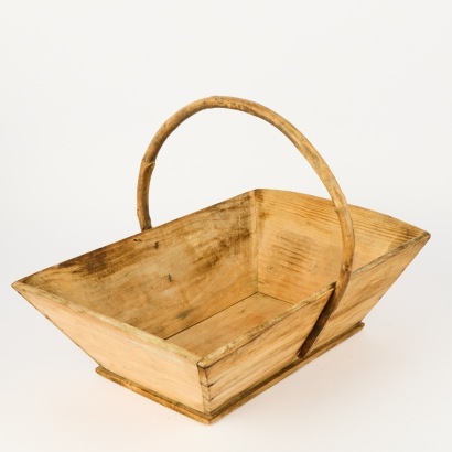 A Vintage French Flower Trugg