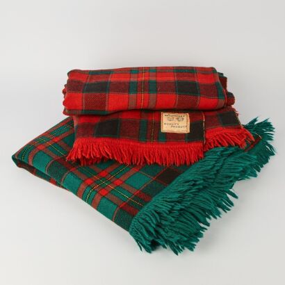 A Pair of Daylesford Travelling Rugs, Made by Daylesford of Lower Hut
