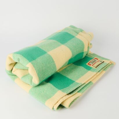 A Petone Vintage "Hospital" Blanket Made by Petone Woollen Mills