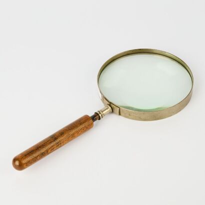 A Vintage Bausch & Lomb Optical Company Large 5 Inch Magnifying Glass