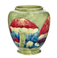 William Moorcroft, Claremont Toadstool Bulbous Vase, 1913