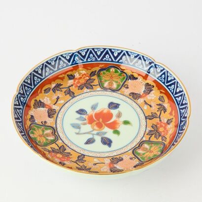 A Japanese 20th Century Imari 'Floral' Dish