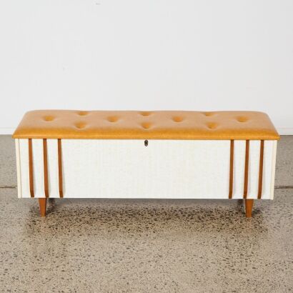 A Vintage Leadfurn Blanket Box