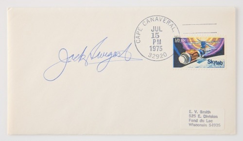 An Apollo-Soyuz Commemorative Cover Signed by Jack Swigert