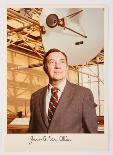 A James Van Allen Signed Photograph