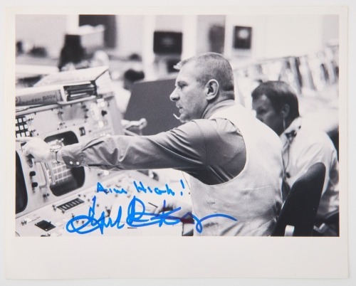 A Gene Kranz Signed Photograph