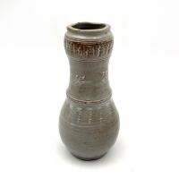 A Korean Grey Ground Garlic-head Bottle Vase