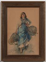 ARNALDO DE LISIO Women with Fishing Pots