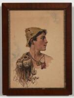ARNALDO DE LISIO Pair of Portraits