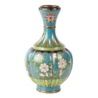 A Chinese Republic Era Cloisonné Garlic Vase