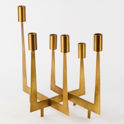 A Contemporary Brutalist Candlestick Holder