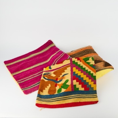 A Trio of Kilim Cushion Covers