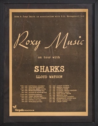 A Framed Roxy Music Clipping From Melody Maker 1973