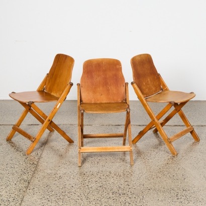 A Set of Three Strokline Chairs