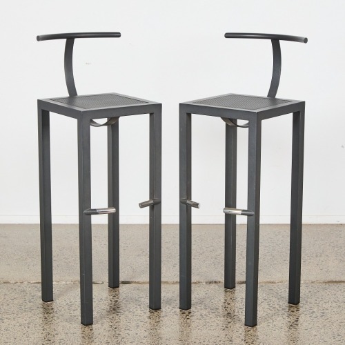 A Pair of Sarapis Bar Stools by Philippe Starck for Driade