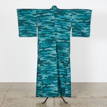A Vintage Kimono in Shades of Green
