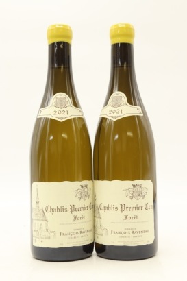(2) 2021 Domaine Francois Raveneau Foret, Chablis Premier Cru