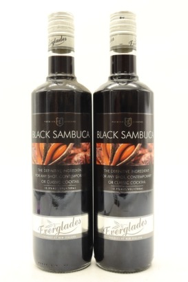 (2) Everglades Black Sambuca Liqueur, New Zealand, 13.9% ABV