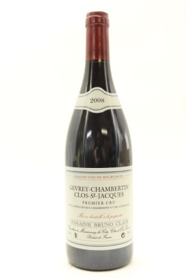 (1) 2008 Domaine Bruno Clair Clos-Saint-Jacques, Gevrey-Chambertin Premier Cru [JR16.5]