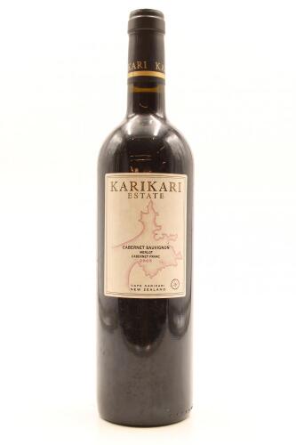 (1) 2005 Karikari Estate Cabernet Merlot, Northland